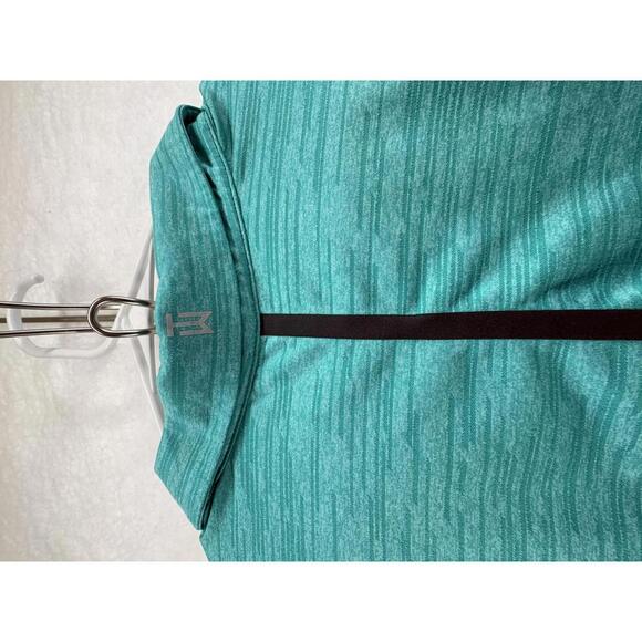 Nike Tiger Woods Collection Golf Polo Shirt Mens Medium Heathered Green Dri-FIT - Picture 5 of 6